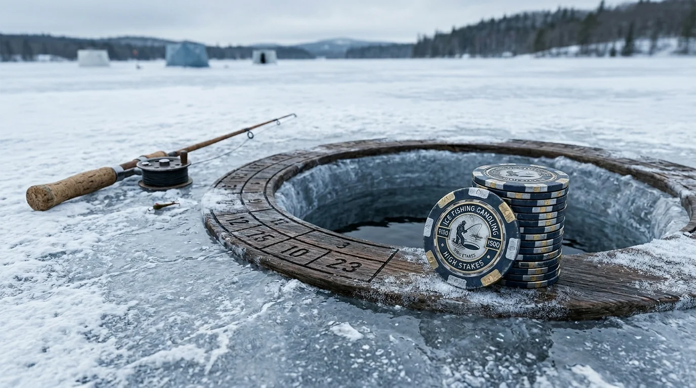 Live host spinning the colorful prize wheel